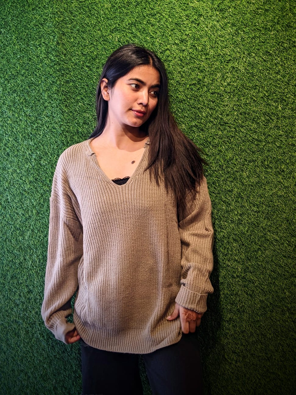 Oversized Women Sweater | GKD-1078