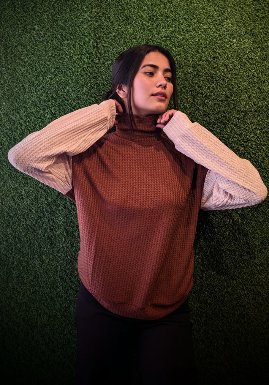 Women Turtle Neck Sweater  | GKD-1019