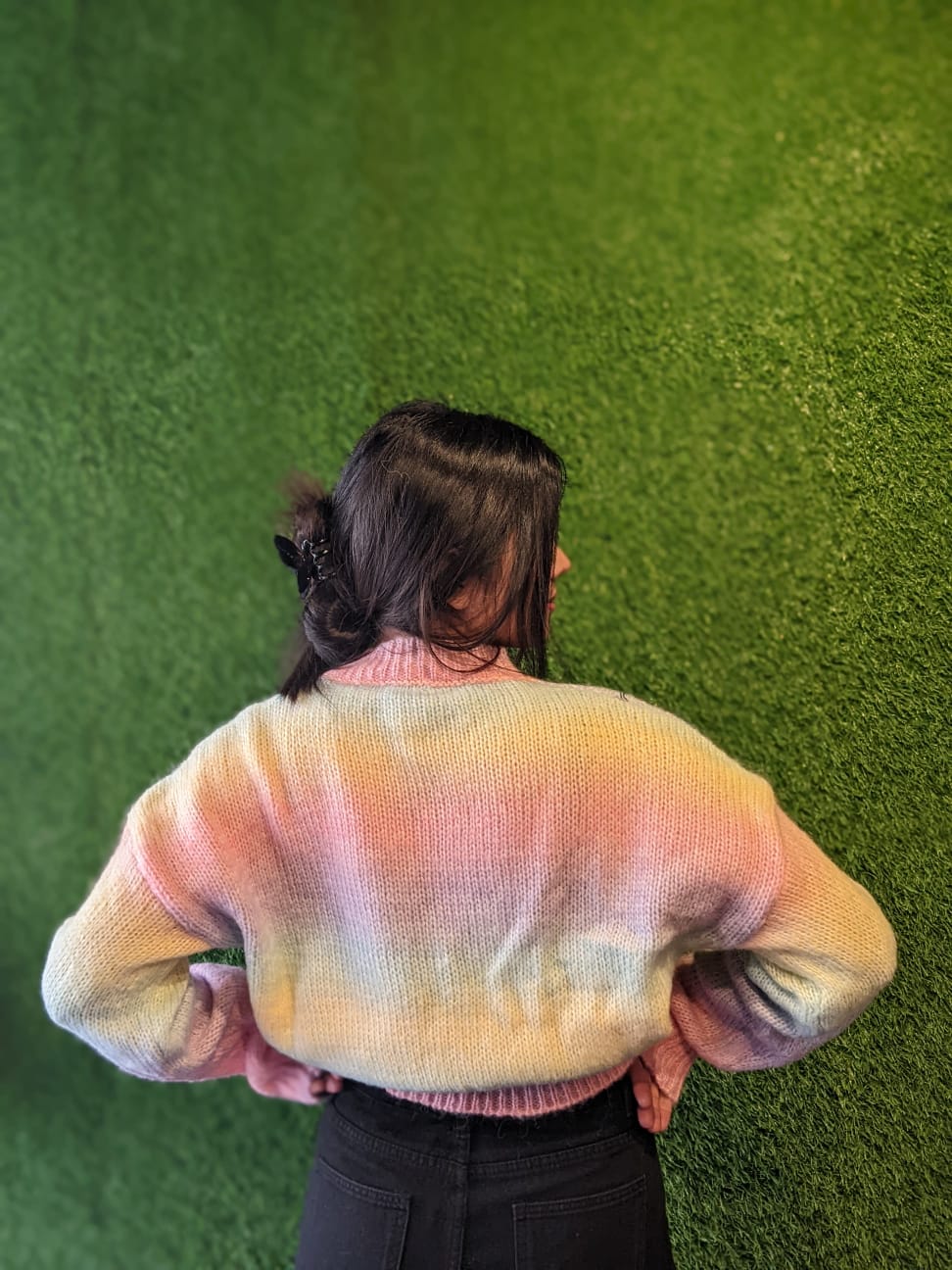 Crop Sweater Women Sweaters Multicolor  | GKD-1057