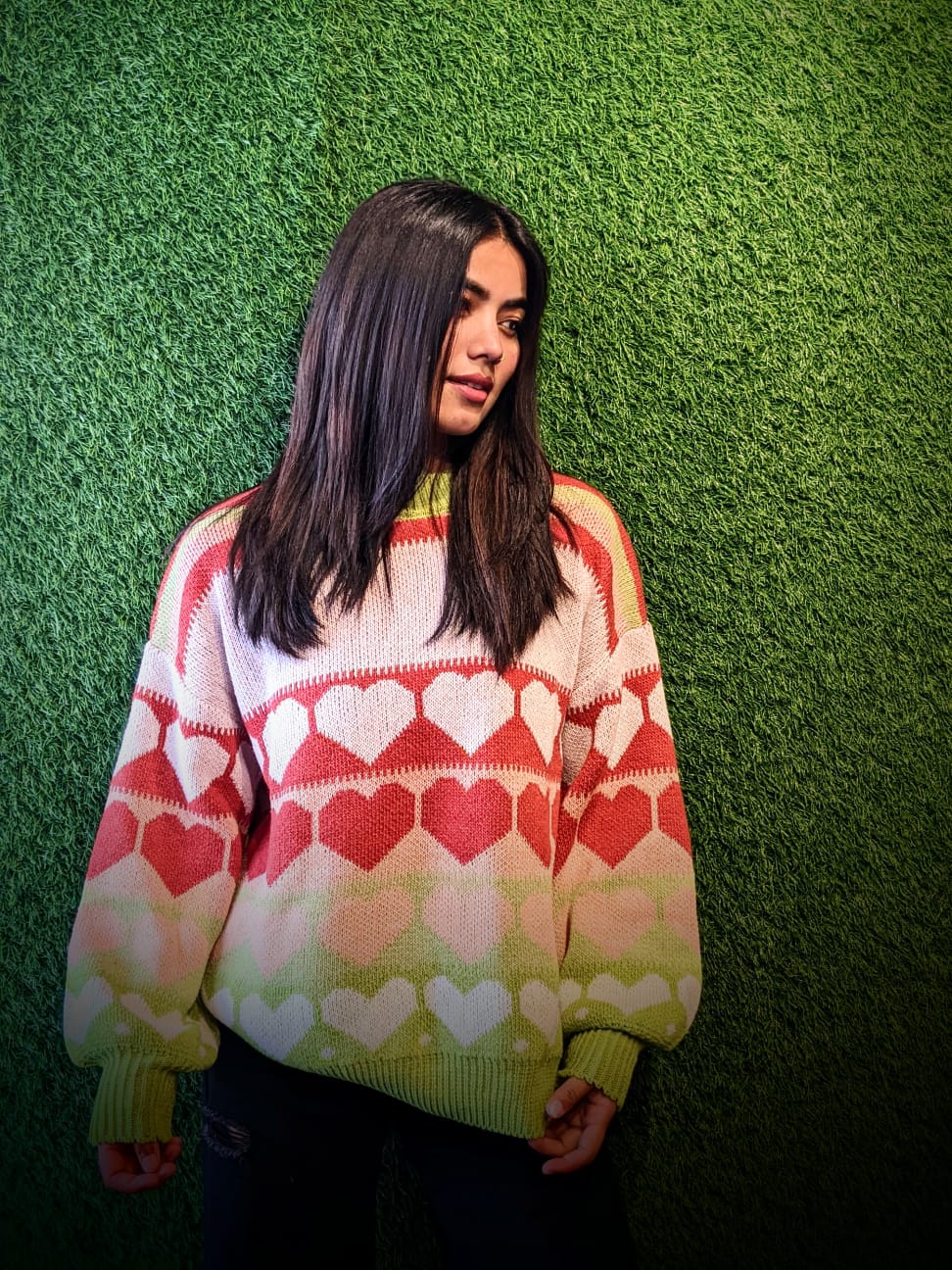 Pullover Sweater Women Sweaters Green (???) Regular Sleeves  | GKD-1060